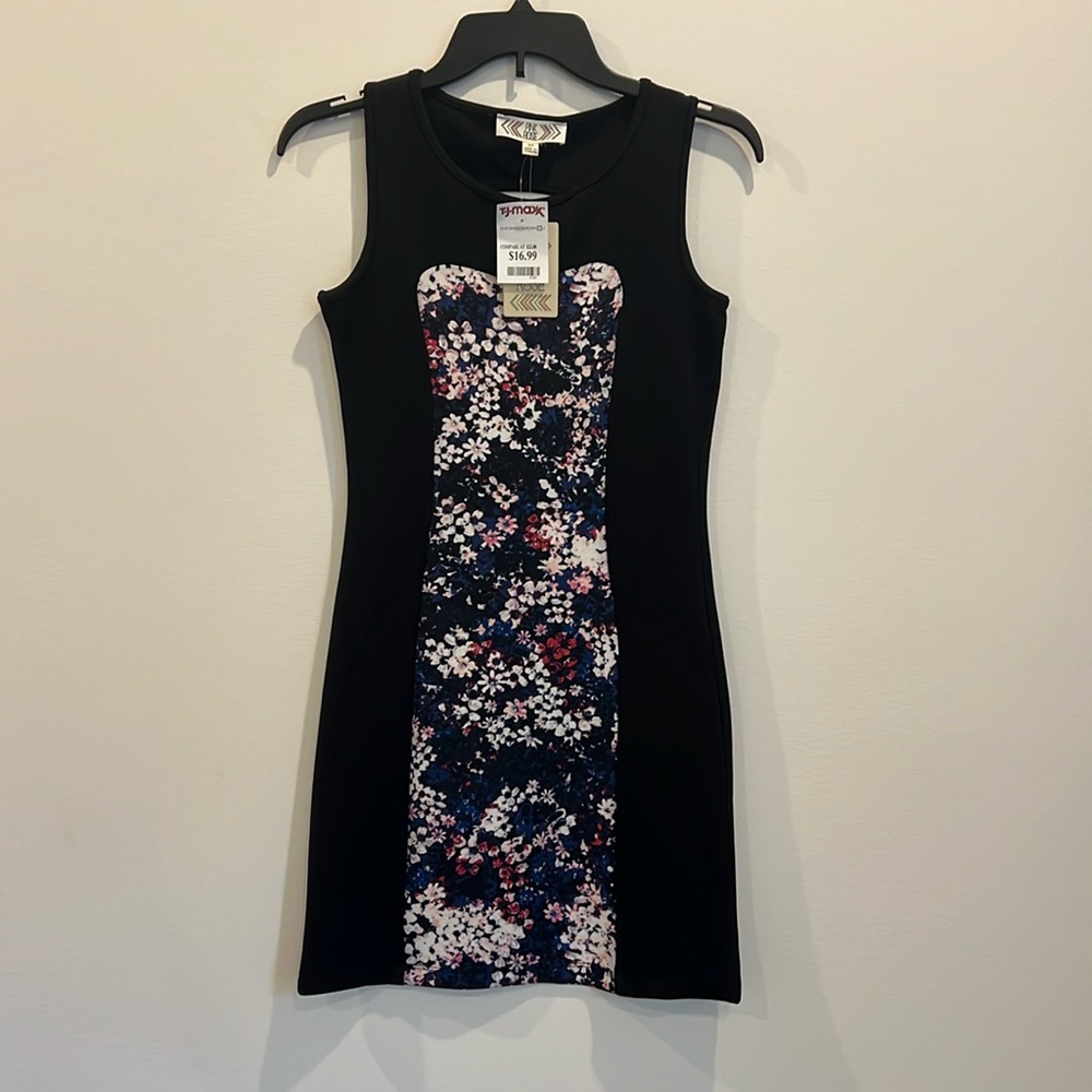 Pink Rose bodycon dress